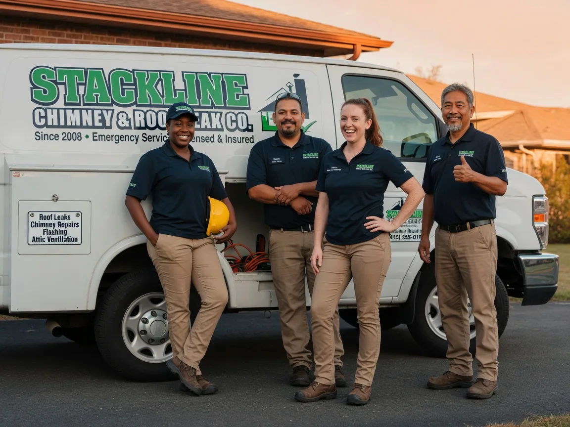 Chimney flashing repair company in Columbus, NC